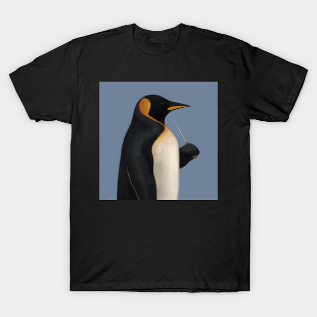 King Penguin Conductor T-Shirt by JHeavenor